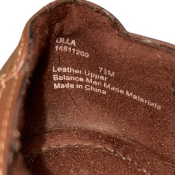 Naturalizer Leather Loafers Size 7.5 Olla Square Toe Slip On Shoes - Picture 14 of 16